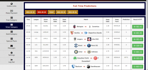 sport prediction site