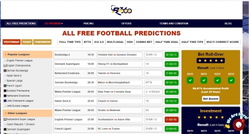 betpro360 double chance predictions